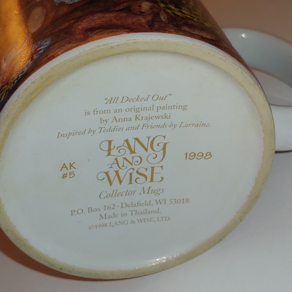 Lang and Wise Collectors Mug All Decked Out 1998 - Picture 2 of 4